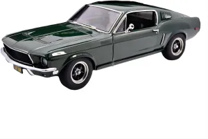 Metal Car Model 1:18 for Ford Mustang GT 1968 Simulation Car Model Die-cast Metal Classic Collection Die Cast Vehicles