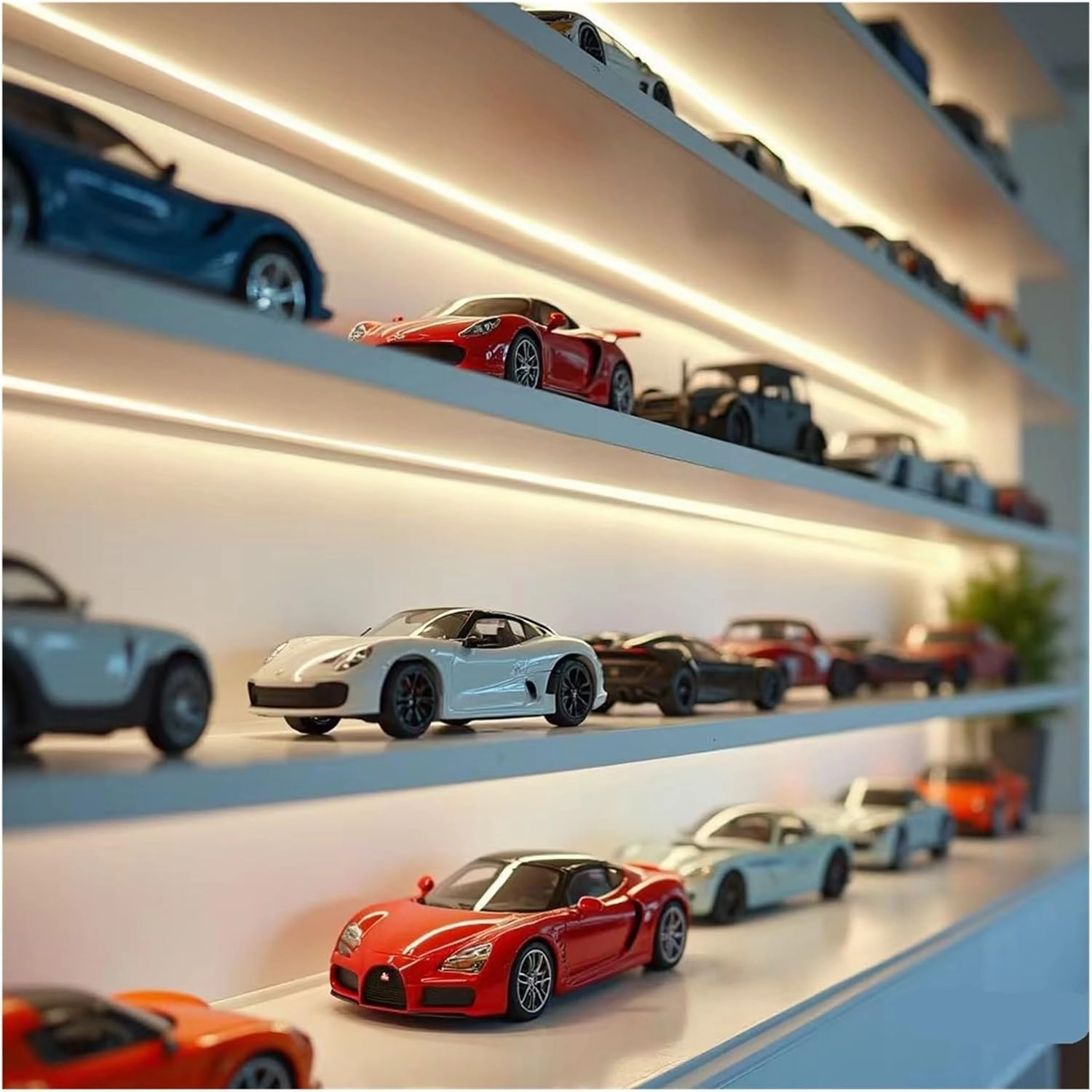 Metal Die Cast Toy Cars 1:24 for Cadillac Escalade/XT5 Alloy Scene Ornaments Adult Collection Decorations Car Model for Home Or Office Décor(Blue)
