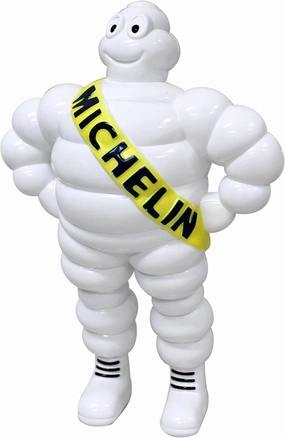 MICHELIN Man Statue, Large Soft Vinyl Figure (Japan Import), Bibendum