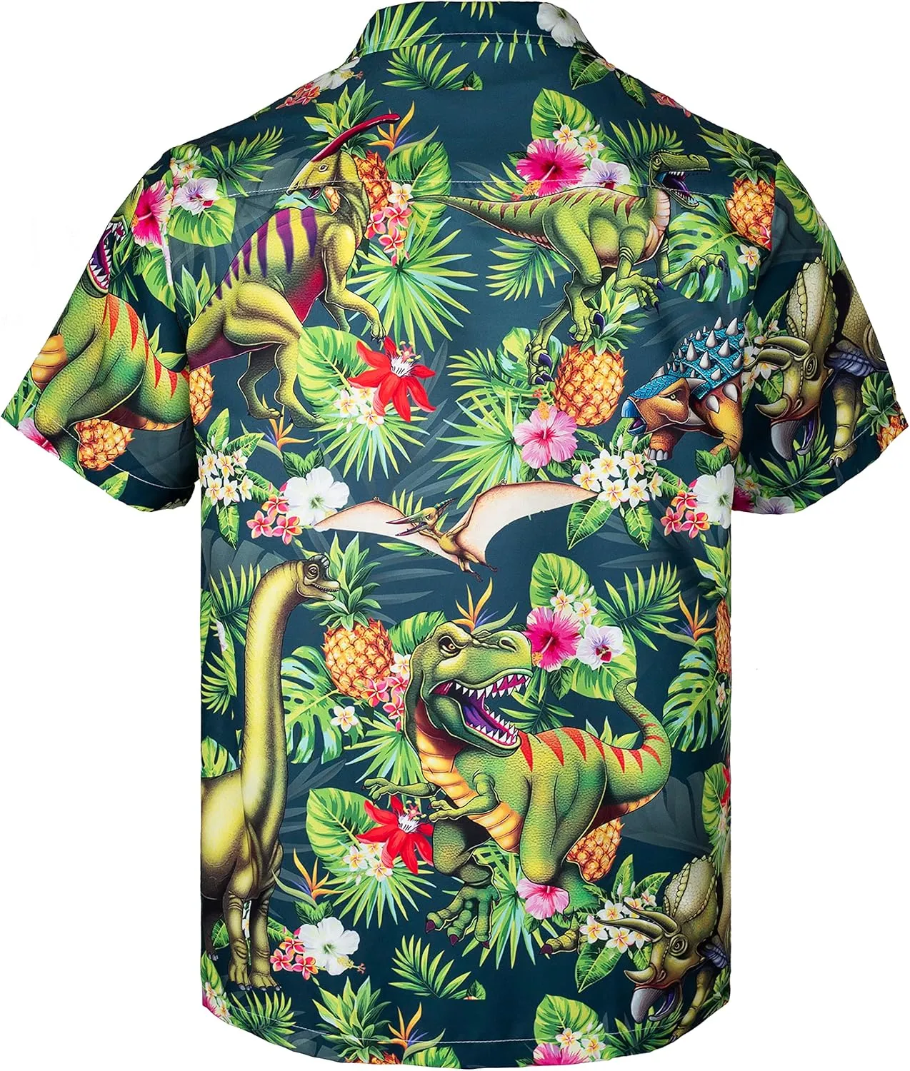 MIKENKO Funny Mens Hawaiian Shirts Short Sleeve Button Up Beach Summer Button Down Hawaiian Shirt for Men Women