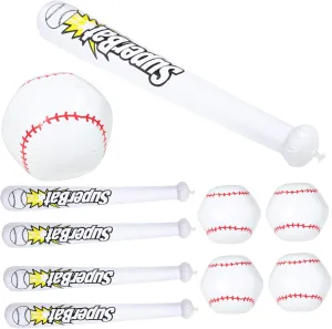 Milisten 1set Inflatable Baseball Bat Inflatable Bat for Boys and Girls Baseball Parties Decorations Carnival Prizes Soft Toys for Play