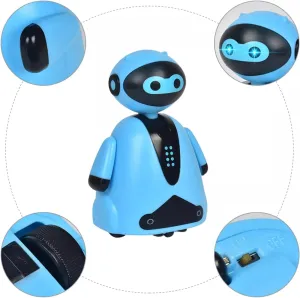 Mini Magic Inductive Robot Toy Tracer Bot Interactive STEM Toy Follow Black Line with LED Light Educational Toys for Kids…