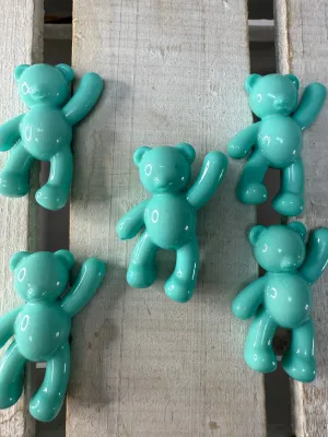 Mini Teddy Bear Trinket Blue Bear Figurine Mini Objects Speech Therapy Toy Minis Say and Play Mini Objects