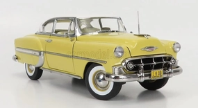 Mini Car American Car 1/18 Chevrolet Bell Air SUN-STAR 1/18 CHEVROLET BEL AIR COUPE 1953 YELLOW WHITE 01608
