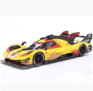 Miniature Models 1:18 Scale for Ferrari 499p Le Mans Endurance Race Model Alloy Static Ornament Car Ornaments