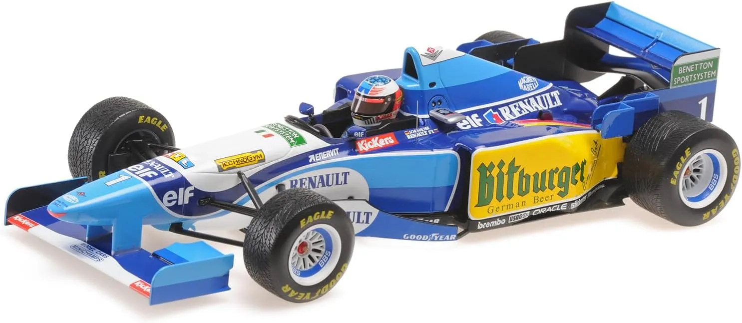 Minichamps Benetton Renault B195#1 Winner Japanese GP 1995  Rain Tyres - 1:18