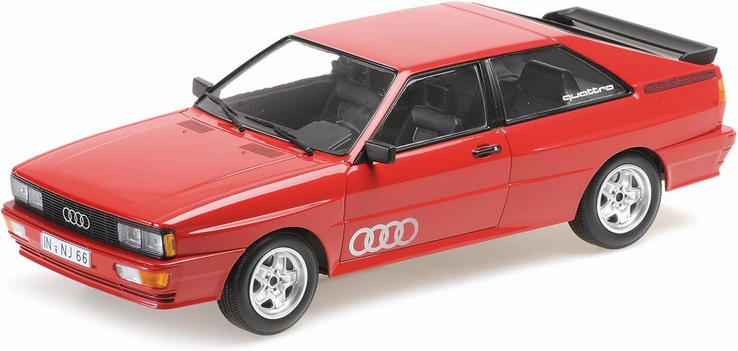 Minichamps 155016124 - AUD. Quattro Red 1980 - Scale 1/18 - Collector's Model