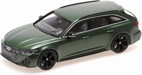 Minichamps Audi RS 6 Avant 2019 1:43 Matt Green Metal Diecast Car Model
