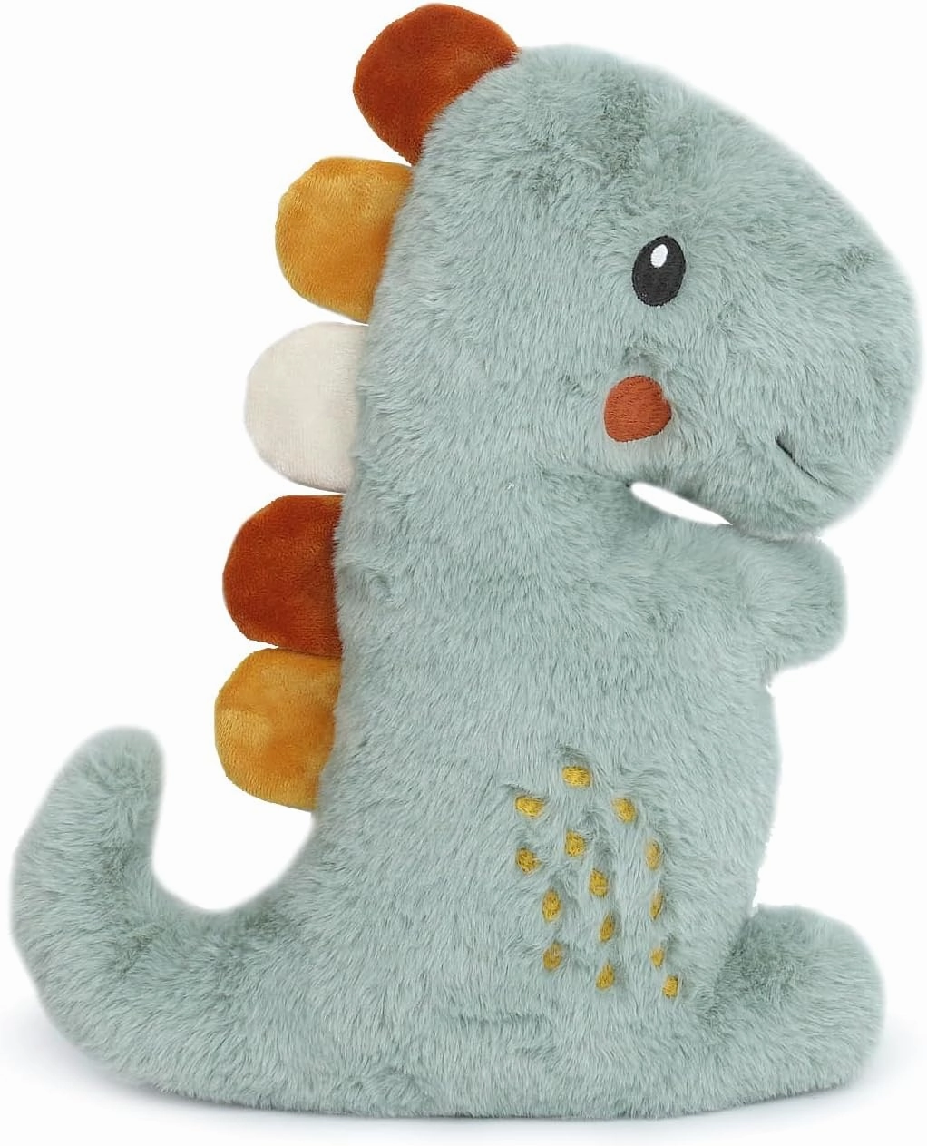 MON AMI Dino Shaped Plush Pillow - 14.5X12”, Stuffed Dinosaur Pillow for Kids, Decorative Cushion for Child’s Nursery, Bed or Couch, Cute Room Décor