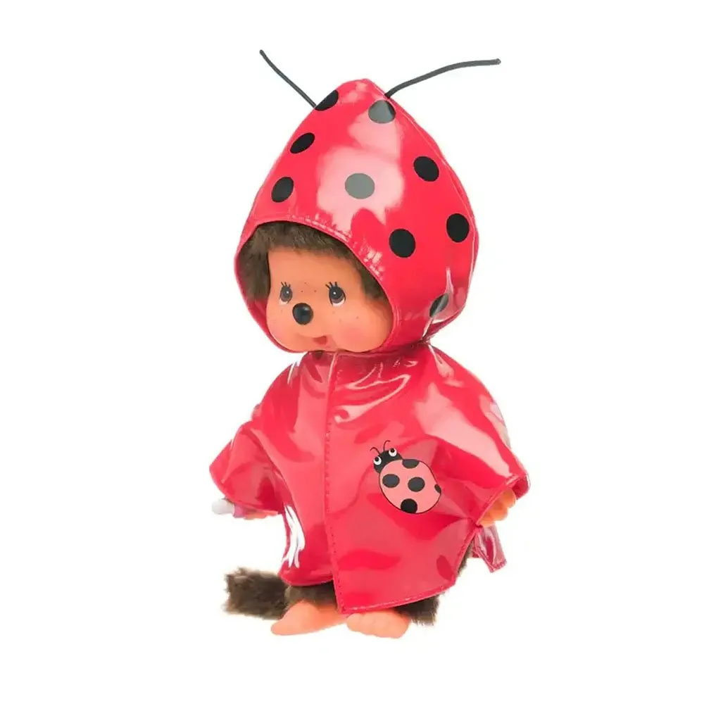 Monchhichi Ladybug Raincoat Plush