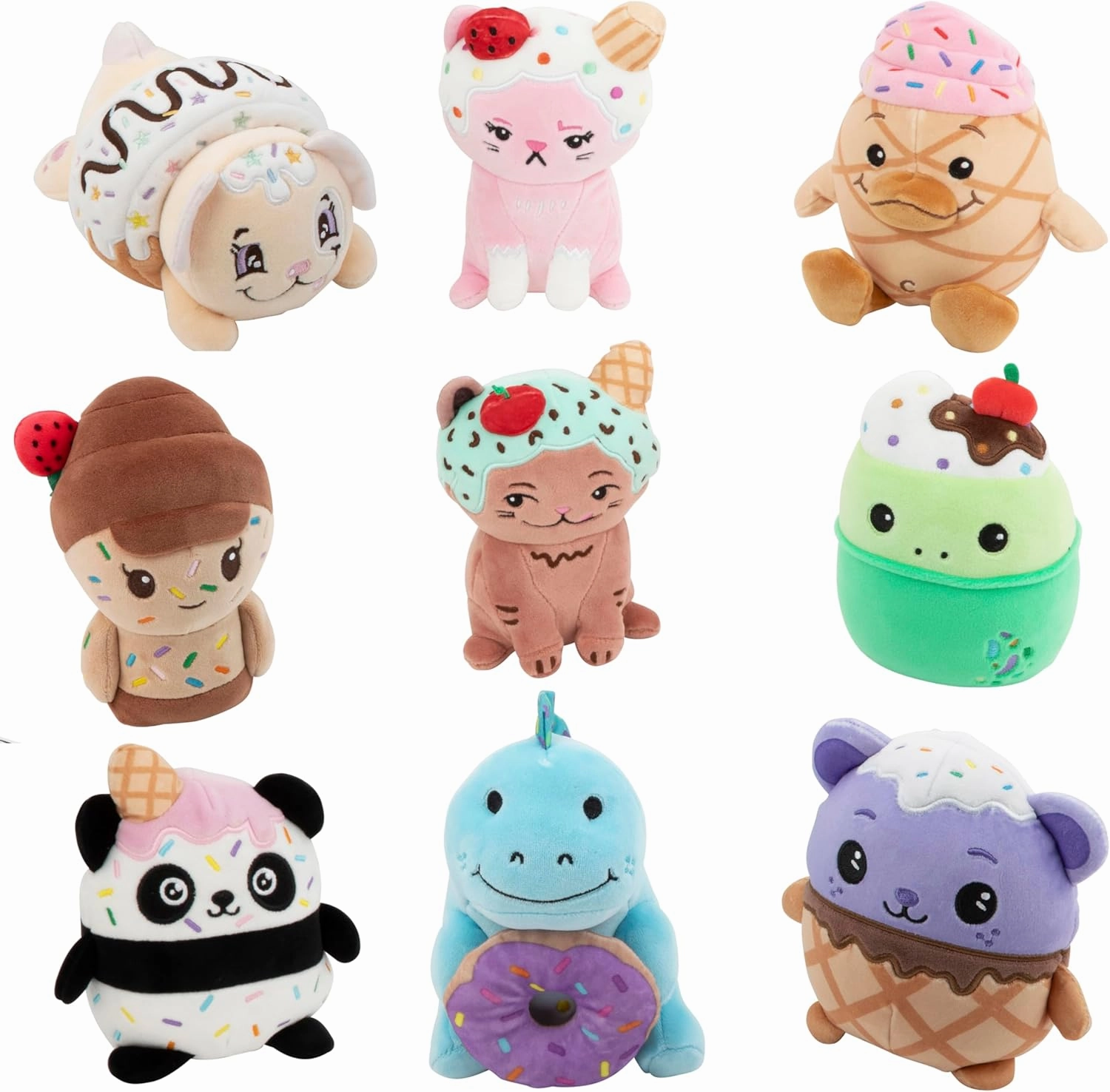 Moriah Elizabeth 6” Mini Mystery Plush – Series 2; 2 Pack Bundle; YouTube Craft Channel, Blind Box, 2 of 9 Possible, Official Merch