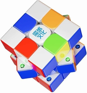 Moyu Weilong V11 2025 MagLev Ball-core UV Coated Speed Cube 3x3 Stickerless Puzzle Cube Professional MagLev Magnetic Master Cube(Maglev Ball Core Version)