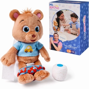 Ms. Rachel Potty Time with Bean, 11” Plush Teddy Bear with Play Toilet & Accessories, Toddler Toys for Girls & Boys for Ages 18 Months to 3 