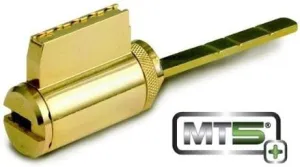 Mul-t-lock MT5  Cylinder for Schlage/Arrow - Bright Brass