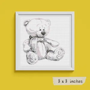 My Sweet Bear Cross Stitch Pattern