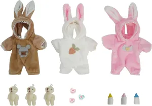MYREBADY 3 Pcs Cute Reborn Doll Clothes Set, Mini Baby Clothes Accessories Include Bear Dolls and Baby Bottle Nipples for 4.5-5.5 inch Dolls