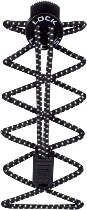Nathan Lock Laces, Reflective Black