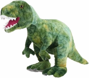 NatureMan Stuffed Dinosaur Plush Giant T-Rex Toy - 23.6inch Lifelike Stuffed Tyrannosaurus Animal for Boys,Simulation Dinosaur Plush Doll(Green)