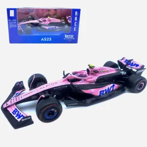New Bbuago 2023 1/43 F1 A523#10 P.Gasly 2023 Pink Version Formula One for BWT-Alpine Adult Die Cast Alloy Luxury Vehicle Collection Model (Color Box)