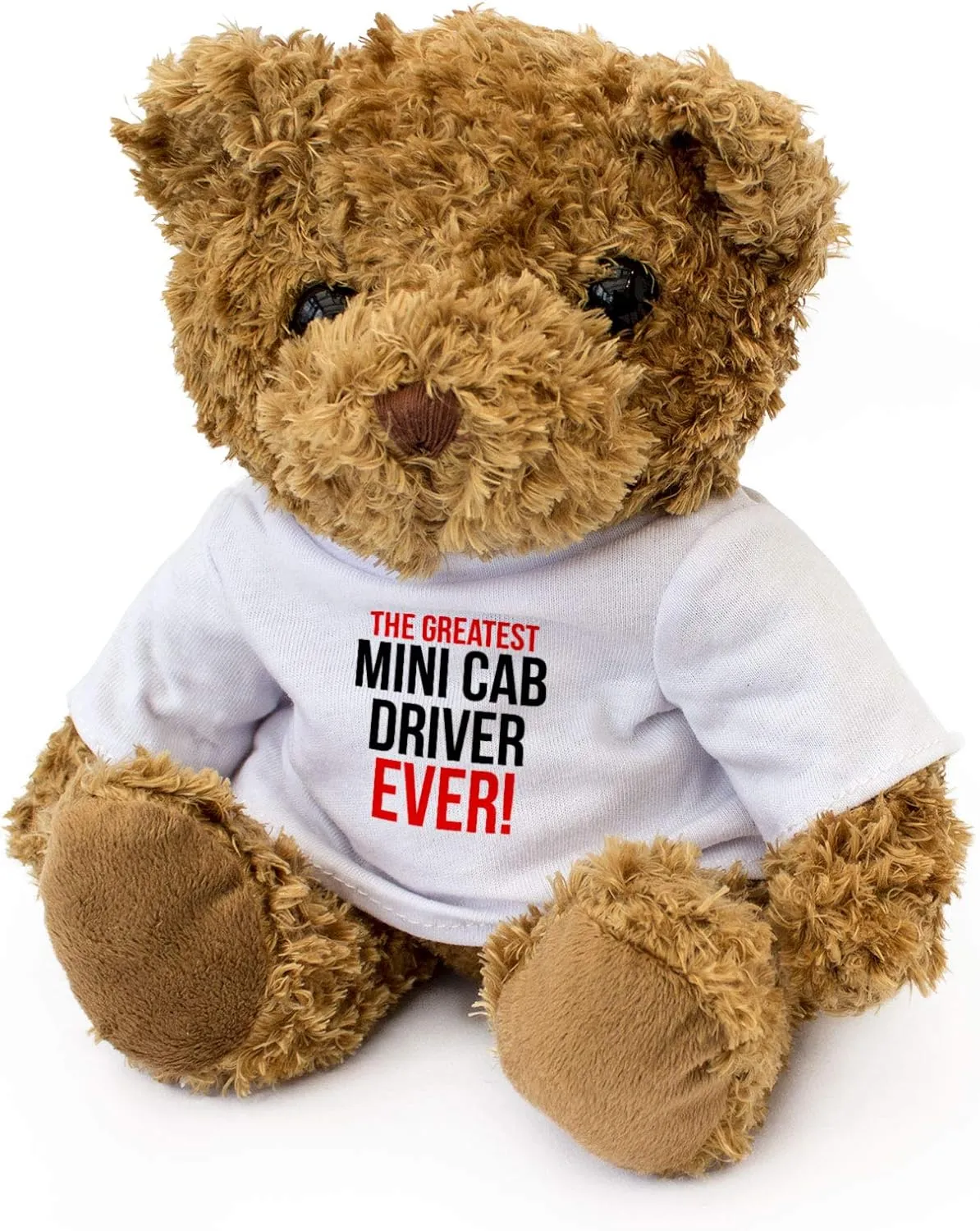New - Greatest Mini CAB Driver Ever - Teddy Bear - Cute Soft Cuddly - Award Gift Present Birthday Xmas