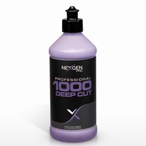 Nexgen Pro 1000 Deep Cut 16 oz | Body Shop Safe Car Scratch Remover | Free of Fillers, Made in The USA, Specialized Diminishing Abrasives | Water-Based Scratch Remover for Vehicles