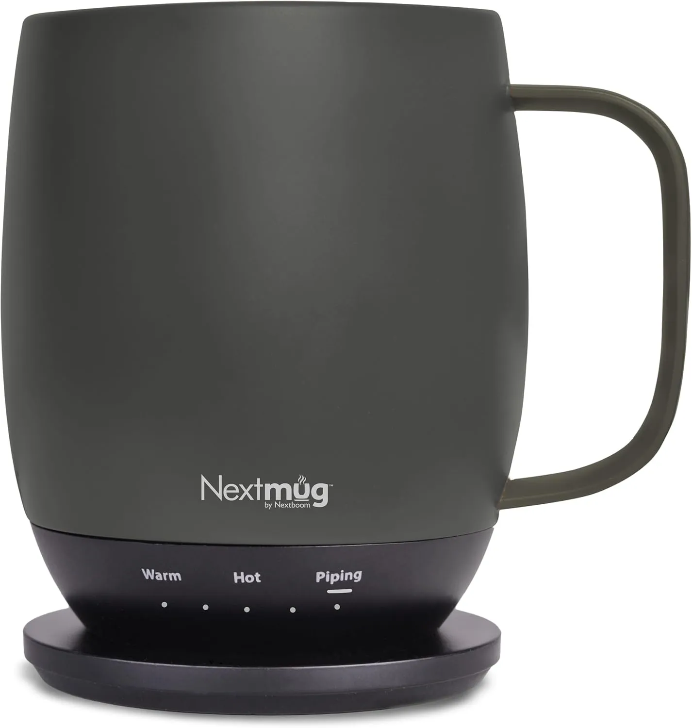 Nextmug - Temperature-Controlled, Self-Heating Coffee Mug (14 oz.) (Graphite)