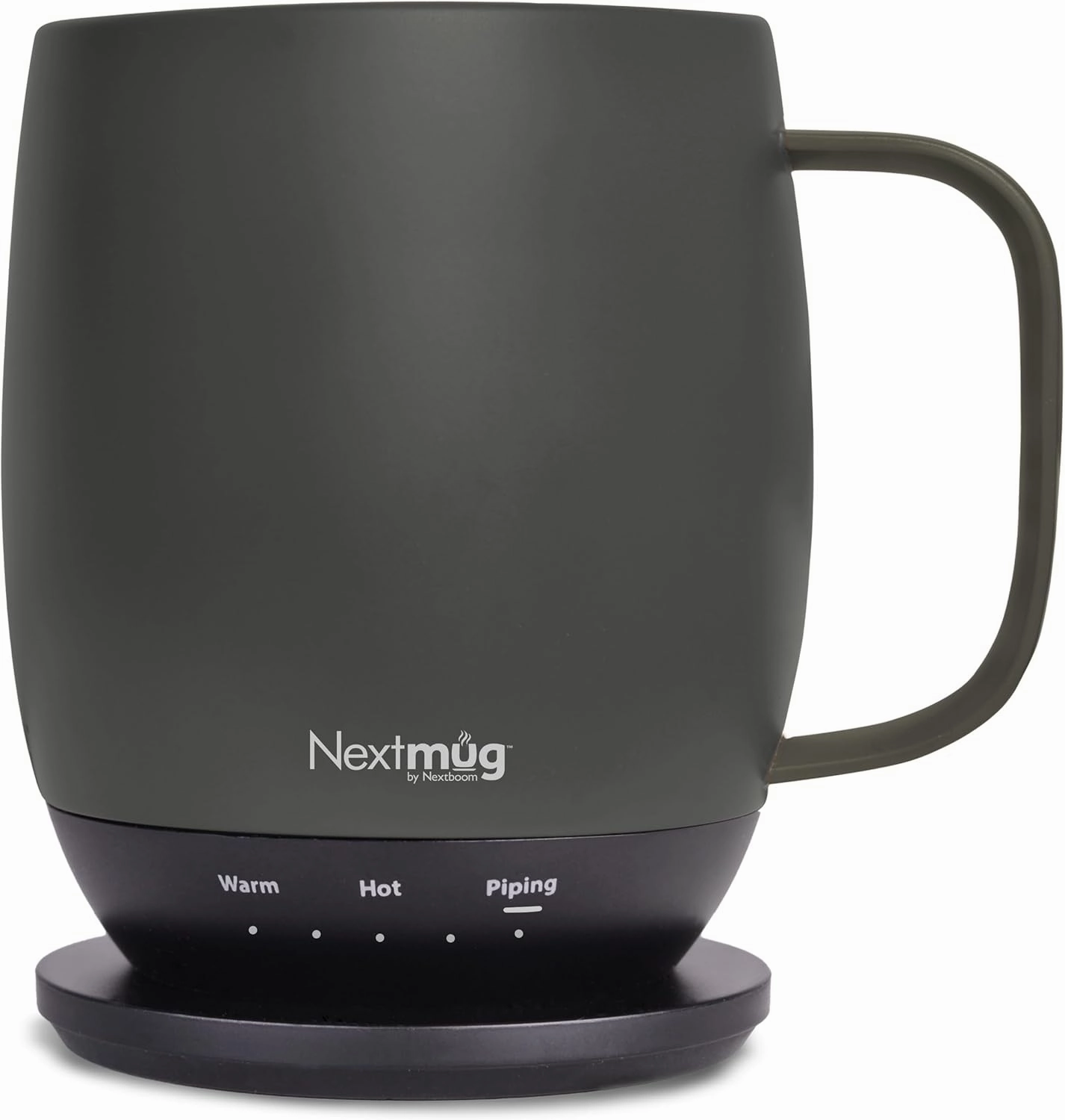 Nextmug - Temperature-Controlled, Self-Heating Coffee Mug (14 oz.) (Graphite)