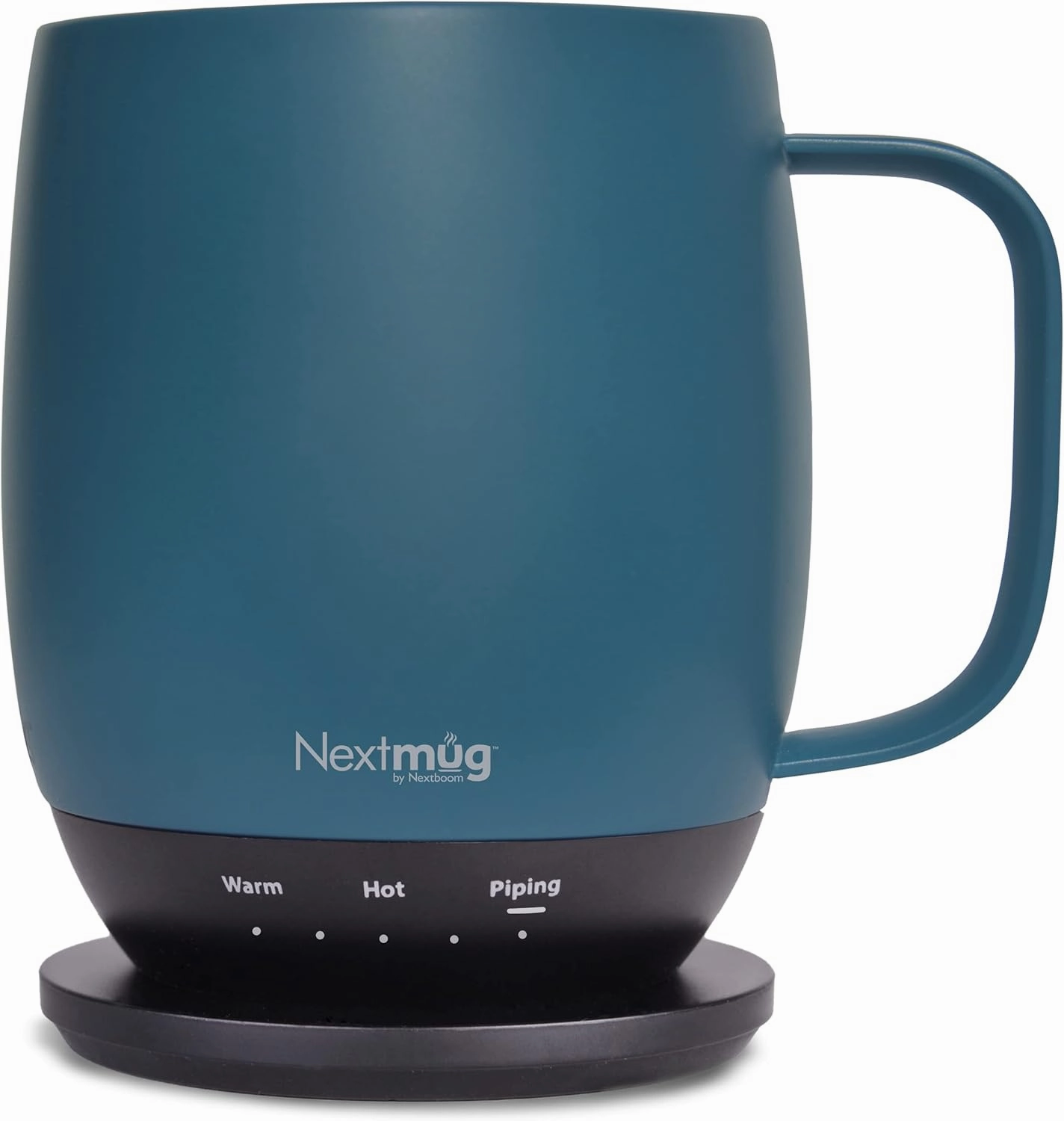 Nextmug - Temperature-Controlled, Self-Heating Coffee Mug (14 oz.) (Slate Blue)
