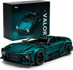 Nifeliz Valor Sports Car Building Set, Scale Model Car Gift for Adults, Authentically Detailed Build and Display Model for Home or Office Décor (3374PCS, NF10268)
