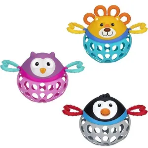 Nuby Silly Shakers Teether & Rattle Toy - Animals