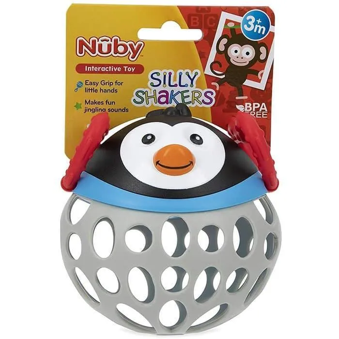 Nuby Silly Shakers Teether & Rattle Toy - Animals
