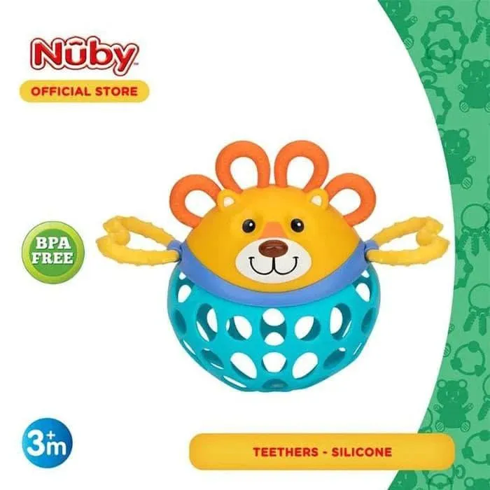 Nuby Silly Shakers Teether & Rattle Toy - Animals