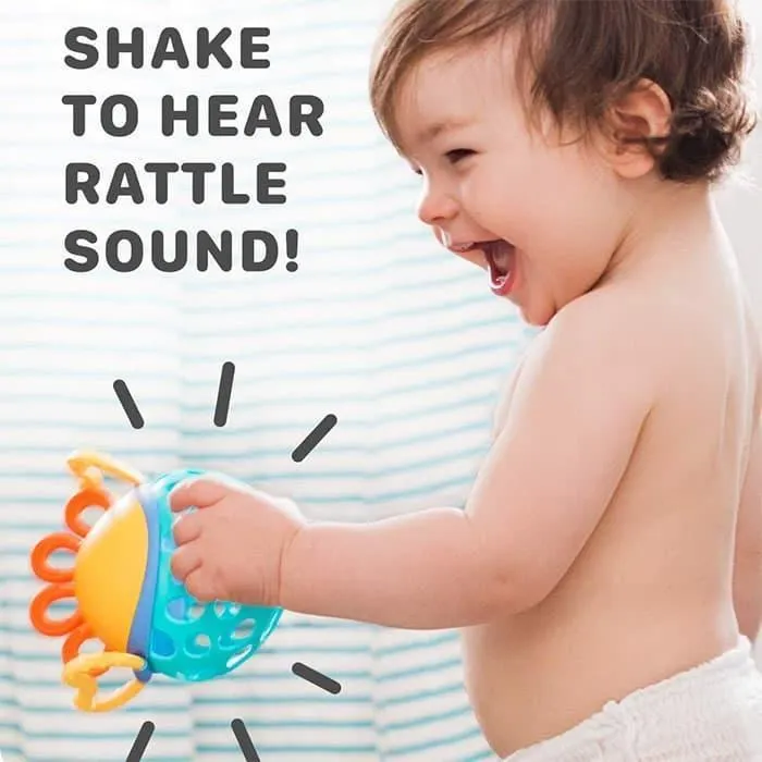 Nuby Silly Shakers Teether & Rattle Toy - Animals