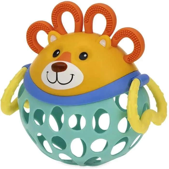 Nuby Silly Shakers Teether & Rattle Toy - Animals