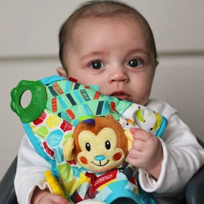 Nuby Teething Animal Toy & Blankie