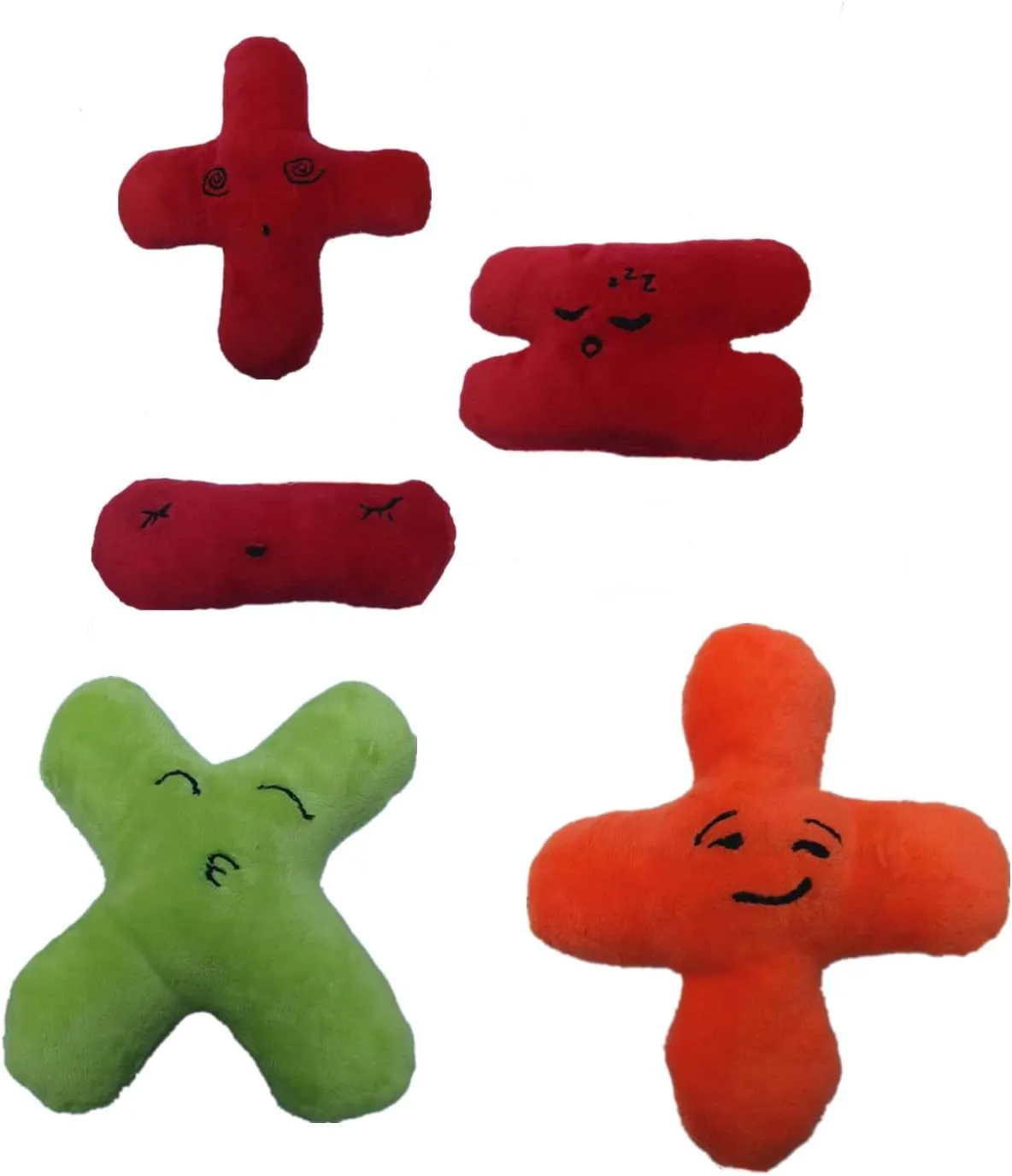 Number Plush Toy, Soft and Cuddly Lovely Stuffed Uzi Dolls Anime Plushies Toy boy Gift Girl Gift A Lovely Birthday Present for Fans, Gifts & Home Decor (5PCS)