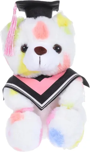 NUOBESTY Graduation Bear Plush Doll with Doctoral Hat Soft and Comfortable Stuffed Animal for Home Decor Graduation for Students and Celebrating Milestones