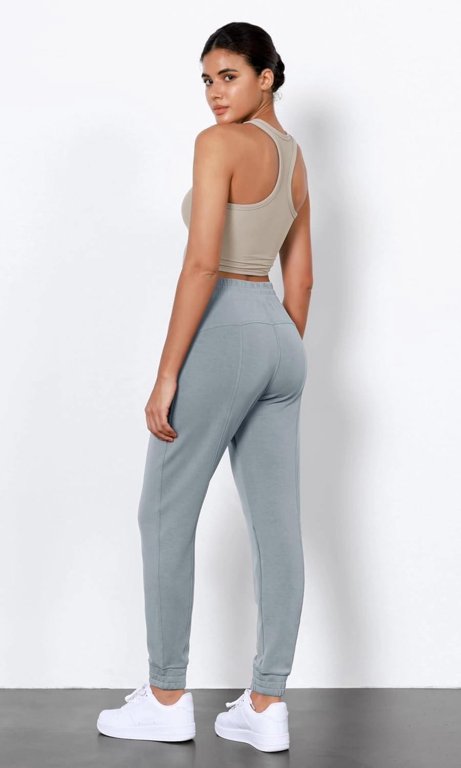 ODODOS Women's Modal Soft Jogger Pants with Pockets Adjustable Shockcord High Waist Sweatpants Casual Lounge Pants
