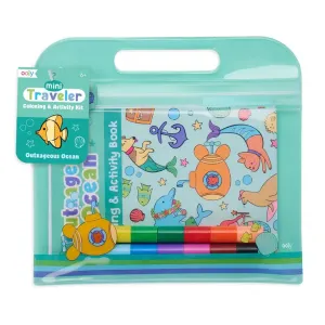 Ooly Mini Traveler Coloring & Activity Kit