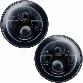 ORACLE Lighting 5769-504 Pair of 7 Inch No Halo High Powered LED Headlights with Black Bezel fits Any Vehicle with 7 Inch Sealed Beam Lamps - Improves Brightness
