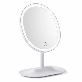 Original Lighted Makeup Mirror - LED Touch Sensor Mirror; Arrives With 5X Mini Mirror Magnet Accessory - Your New Favorite Vanity Accessory - Bright, Adjustable LED Light Technology - 1 Pc