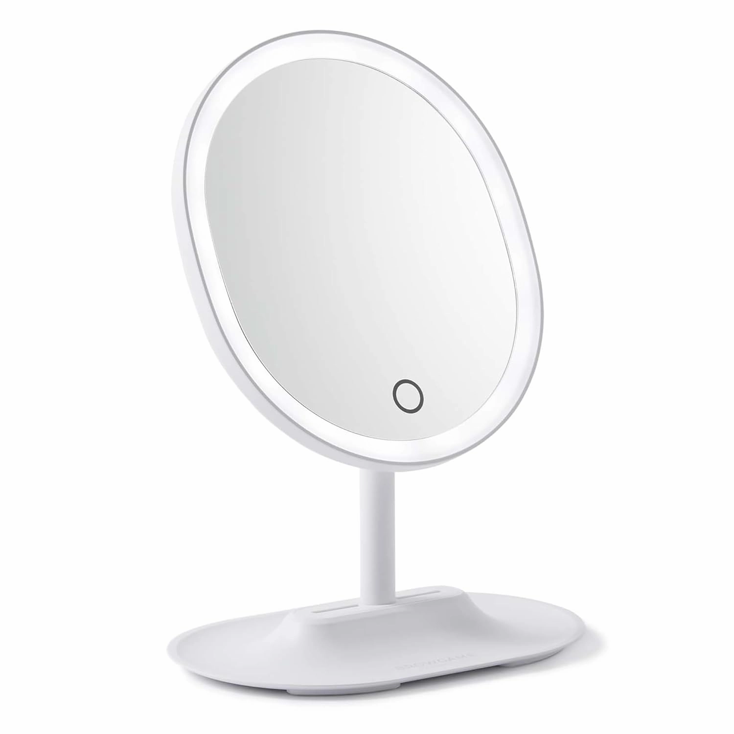 Original Lighted Makeup Mirror - LED Touch Sensor Mirror; Arrives With 5X Mini Mirror Magnet Accessory - Your New Favorite Vanity Accessory - Bright, Adjustable LED Light Technology - 1 Pc