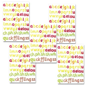Pack of 5 Magnetic Letters Pack 1