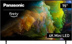 Panasonic W95 Series (2024 Model) 75-inch Mini LED 4K Ultra HD Smart Fire TV, Local Dimming, 144Hz Refresh Rate - 75W95AP