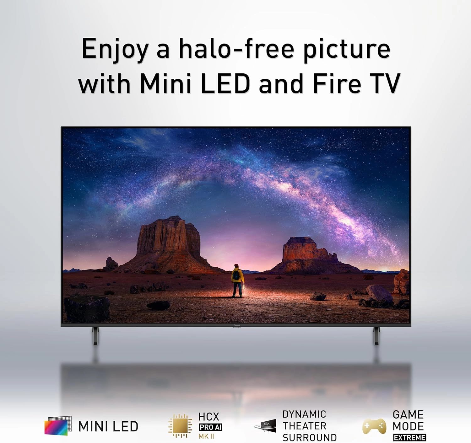 Panasonic W95 Series (2024 Model) 75-inch Mini LED 4K Ultra HD Smart Fire TV, Local Dimming, 144Hz Refresh Rate - 75W95AP