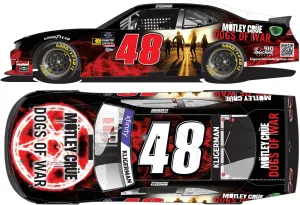 Parker Kligerman 2024 Motley Crue Dogs of War NASCAR Diecast Car 1:24 Scale