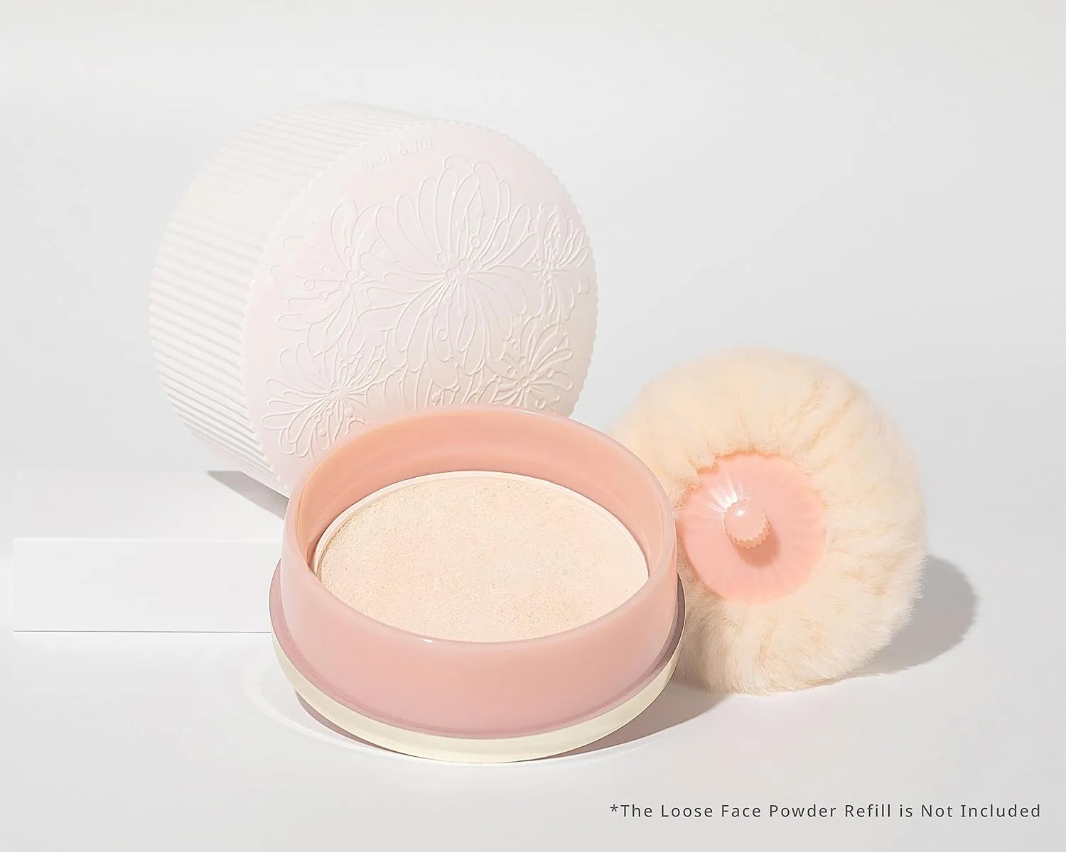 Paul & Joe Loose Powder Box   Puff - Refill Sold Separately, All-Day Lightweight Powder, Translucent Skin, Covers Pores, Absorbs Excessive Sebum, Creates Airy and Velvety Skin