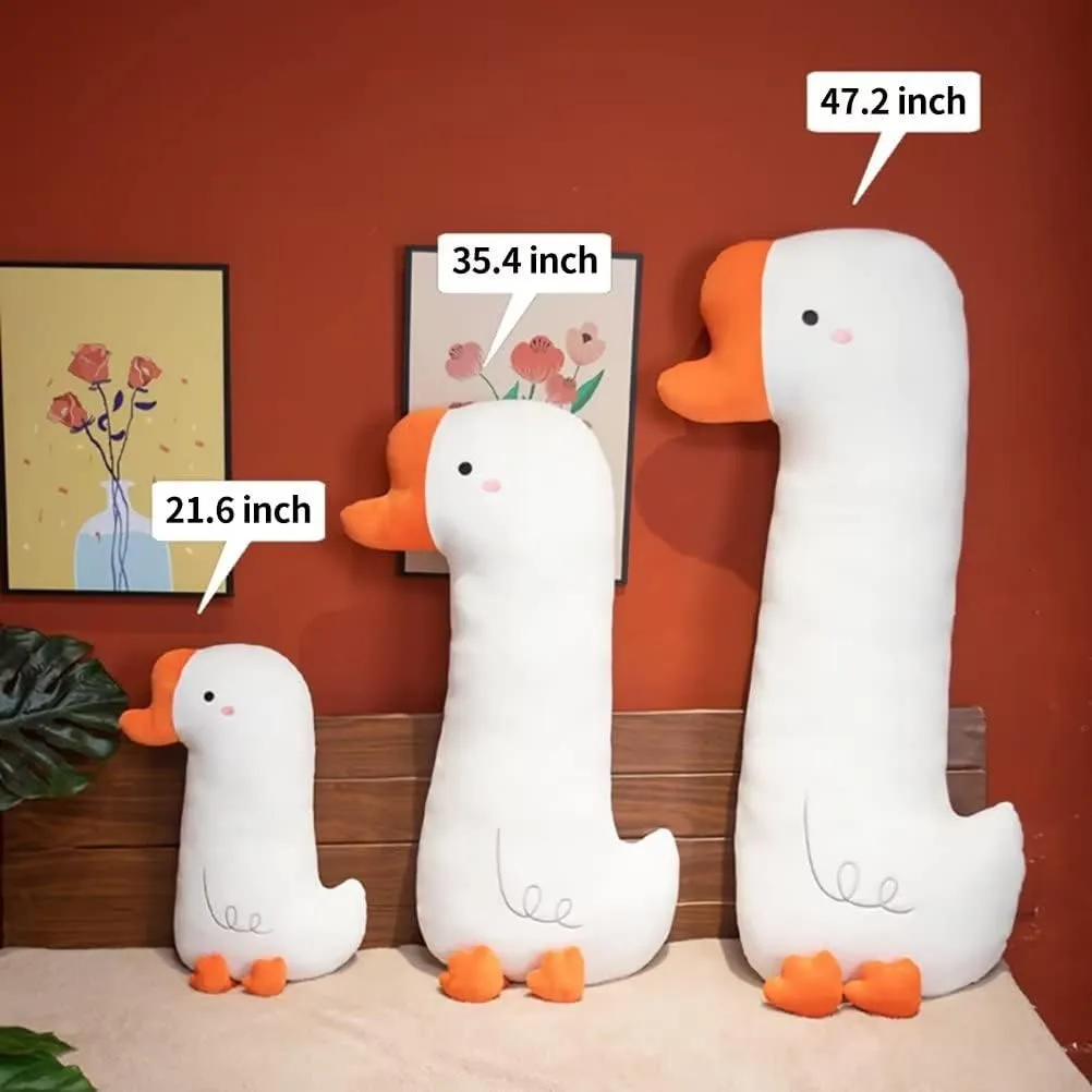 PEACH CAT Green Long Dinosaur Plush Pillow Cute Soft Dinosaur Stuffed Animal for Girls and Boys 35.4"