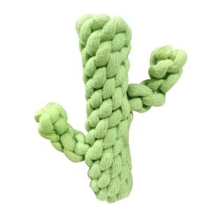 Petology Cotton Cactus Durable Chew Rope Toy for Small to Medium Dogs