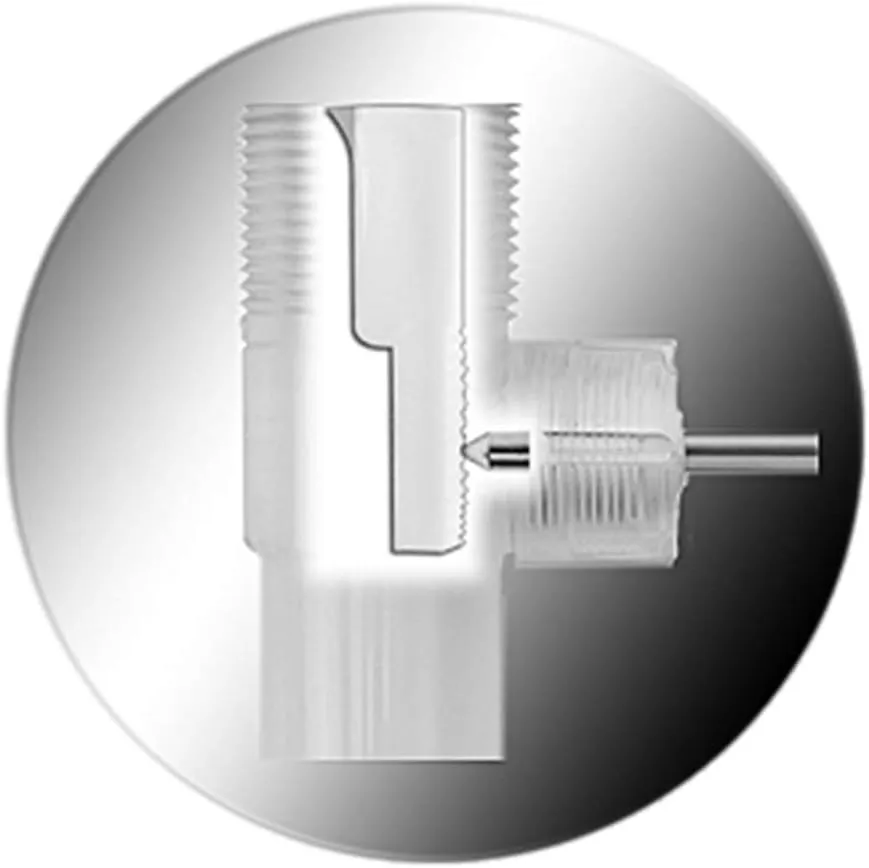 PF WaterWorks PF0324-PB-TR-NO Never Clog Sink/Lavatory ABS ClogFREE Universal Pop-Up Drain Assembly-Easy Remove Magnetic Stopper-Polished Brass (Transparent Body Without Overflow)